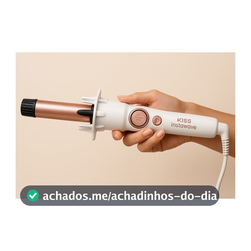 MODELADOR DE CACHOS AUTOMÁTICOS INTAWAVE BIVOLT KISS NEW YORK KACI01BR