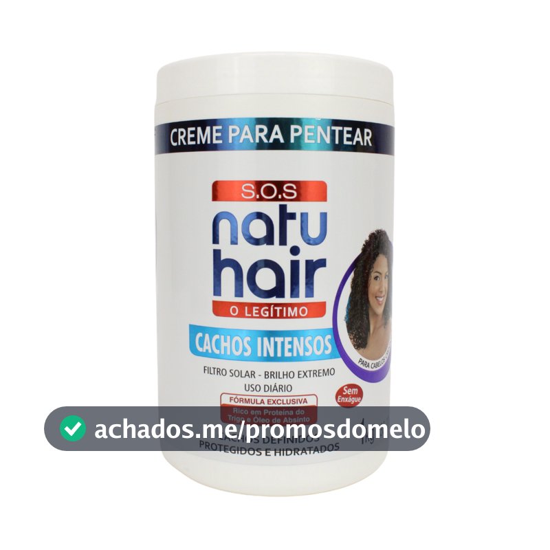 Creme para Pentear NatuHair S.O.S Cachos Intensos 1kg