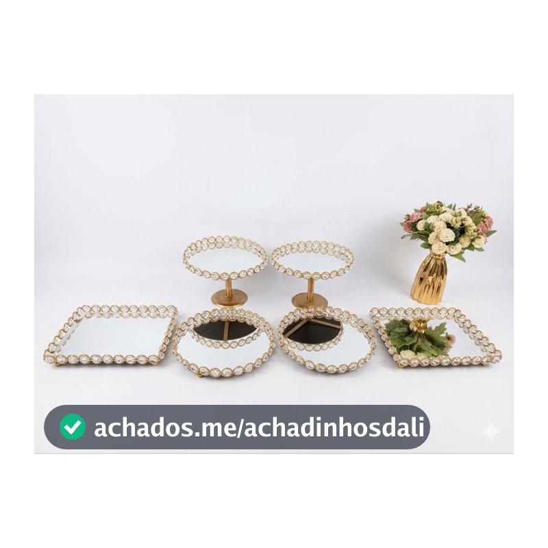 bandejas luxo bordadas pérolas e pedras festa mesa decoração