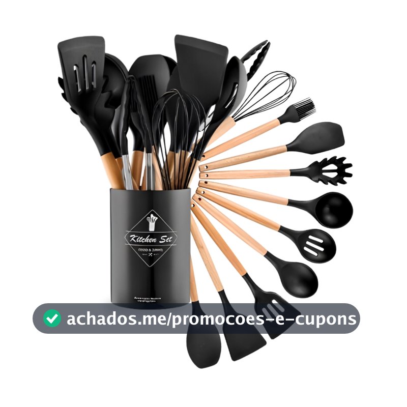 Utensílios Silicone Cozinha Antiaderente Fácil Limpeza Alta Resistência