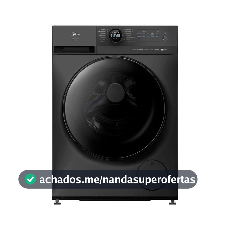 Lava e Seca Slim HealthGuard Smart MF201D110WB/GK 11kg Midea