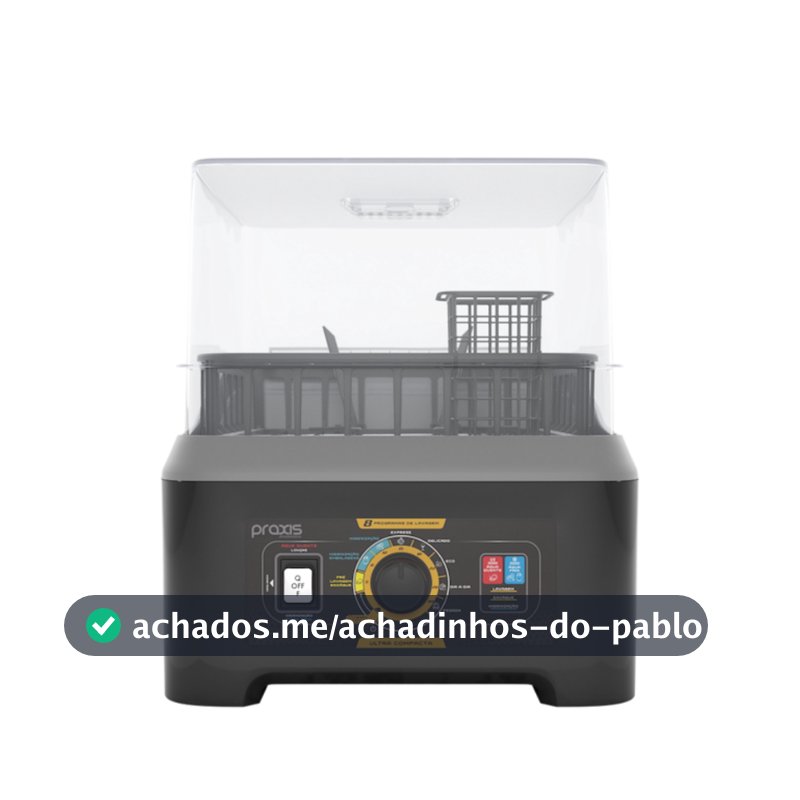 Lava Louças Praxis Portátil LLPP 2.0 Semi-Automática 127V Preto