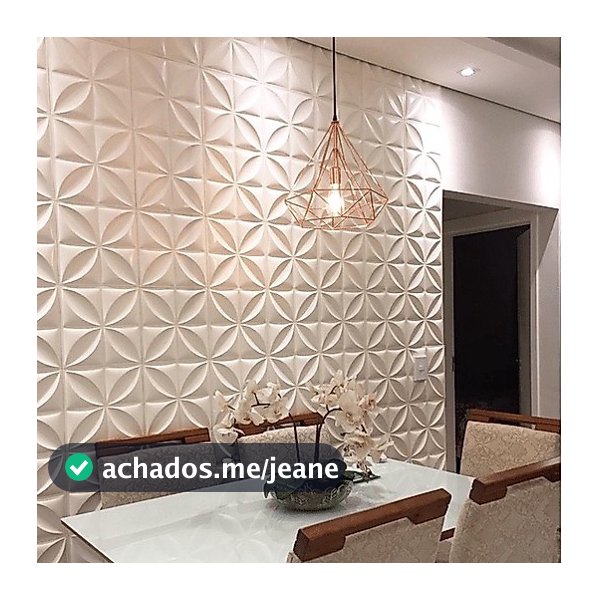 Kit até 500 Placas PVC 3d Revestimento De Parede Decorativa Premium 25 cm