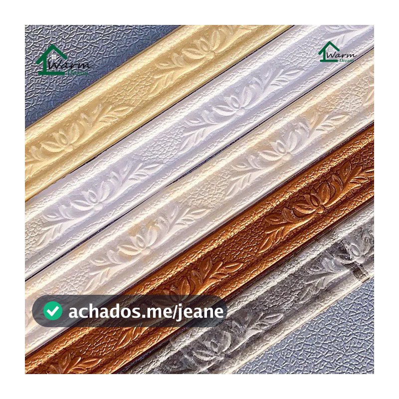 rodape adesivo Adesivo De Parede 2.3m 3d Autocolante À Prova D 'Água Para Parede / Decoração De Parede Com 3d