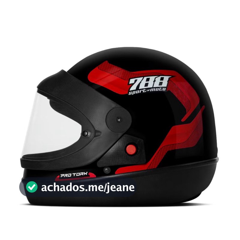 Capacete Fechado Automático Pro Tork Sport Moto 788
