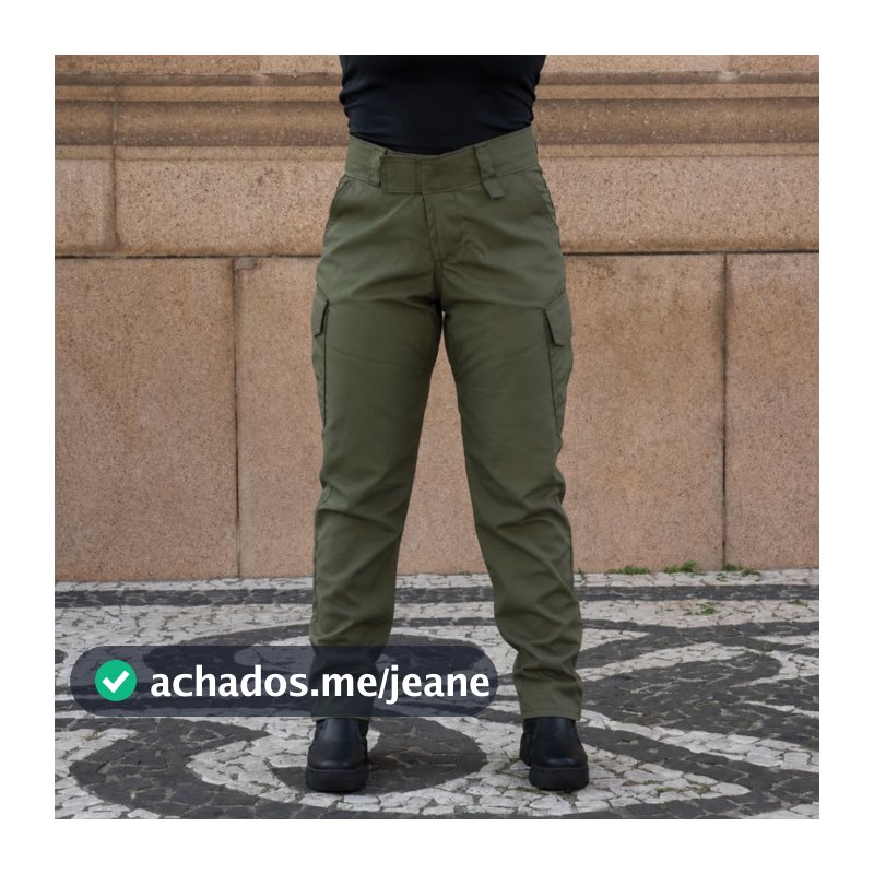 Calça Tática Feminina Cargo Streetwear Hiking Casual Cintura Alta Skate Bushcraft Acampamento