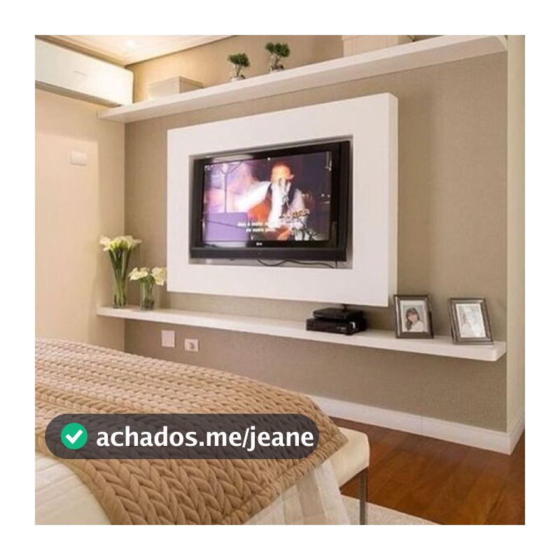 Prateleira lisa em MDF 120cm x 15cm com suporte invisível Quarto Sala Escritório