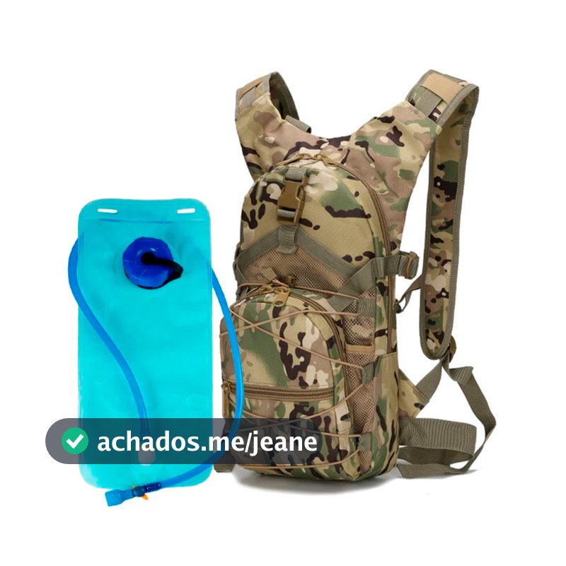 Mochila De Hidratação Refil 3 Litros Ciclismo Corrida Com Bolsos Internos Externos
