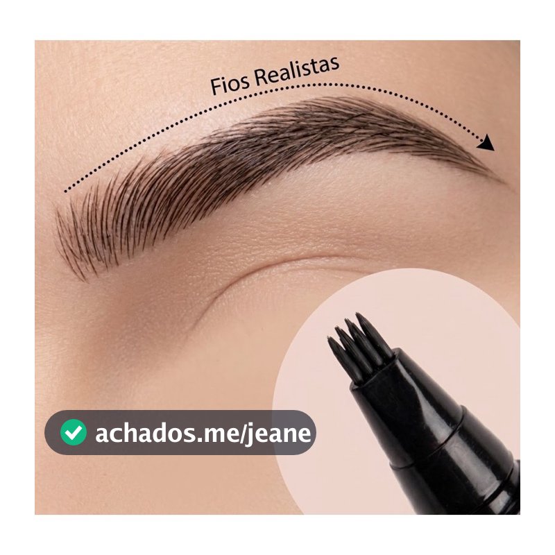 Caneta Sobrancelha Fio a Fio Preenche Falhas Efeito natural Microblading Á prova d'água