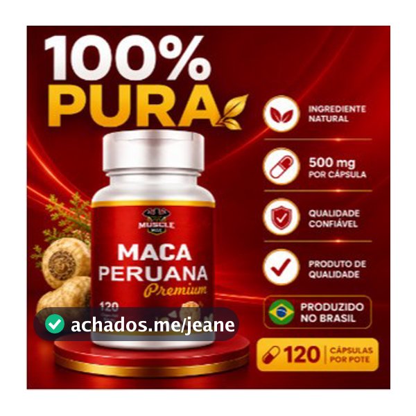 Mac Suplemento alimentar | 100% Natural | Pura Maior Performanc