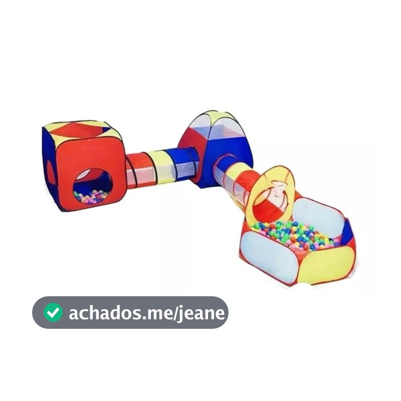 Toca Barraca Infantil 5 Em 1 4 Em 1 e 3 Em 1 Com Tunel + Cesta + Piscina