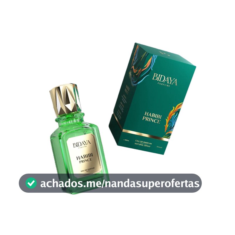Perfume Bidaya - Habibi Prince 100 ML Perfume Árabe Lançamento