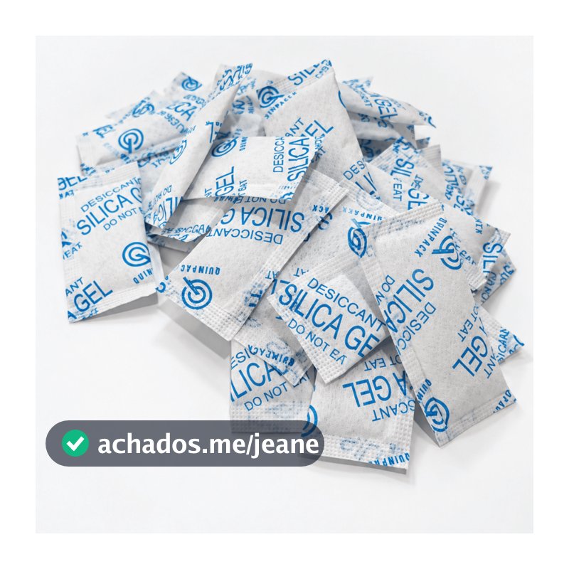 Sachê  Anti-Mofo e Anti Umidade -  Sachê Sílica Gel 1g Desumidificador kits 50 100 200 e 500un