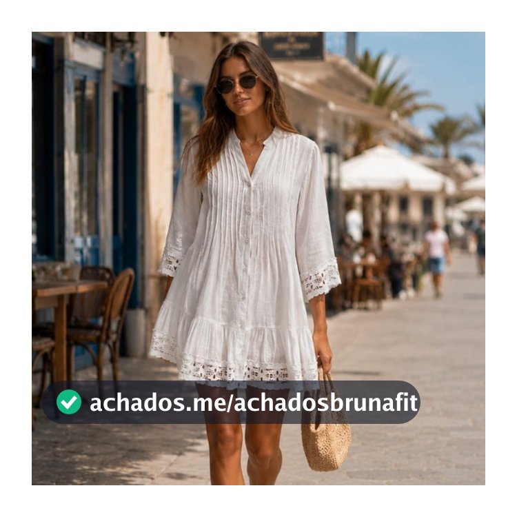 Vestido camisa de praia - Mangas sino com estampa recortada, camisa refrescante de verão para mulheres com proteção.