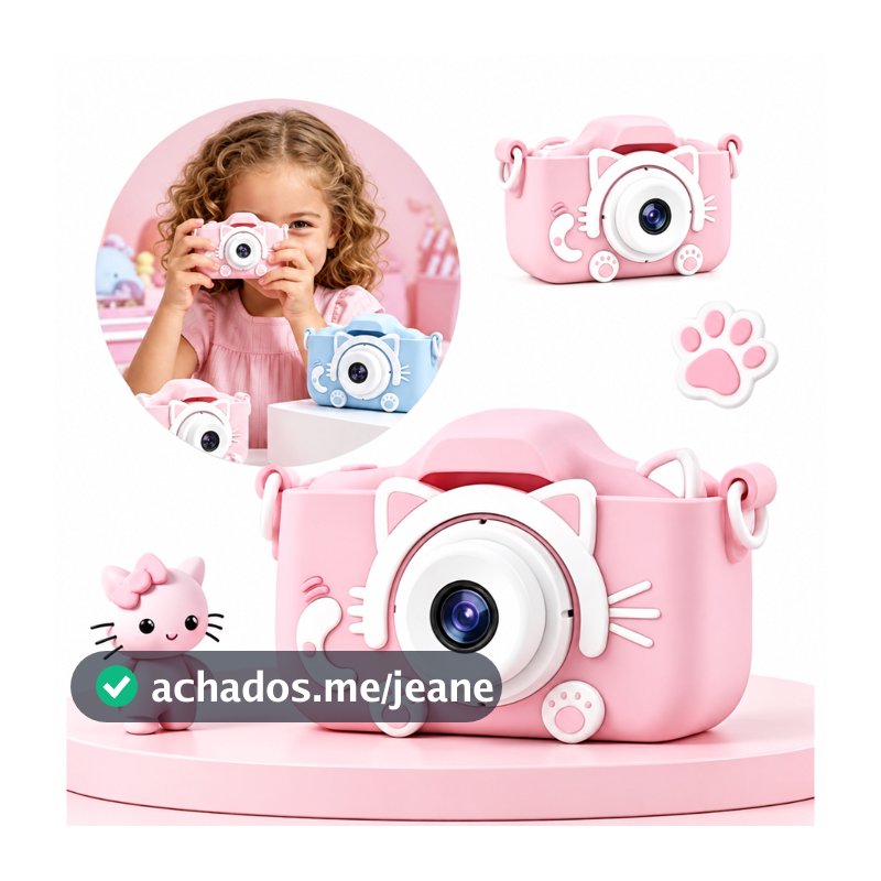 Camera Infantil Digital Filmadora Infantil Mini Maquina Fotografica Infantil Com Video Jogos Fotos