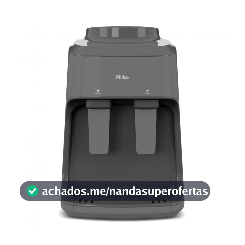 Bebedouro de mesa eletrônico água natural e gelada PBE15C Philco