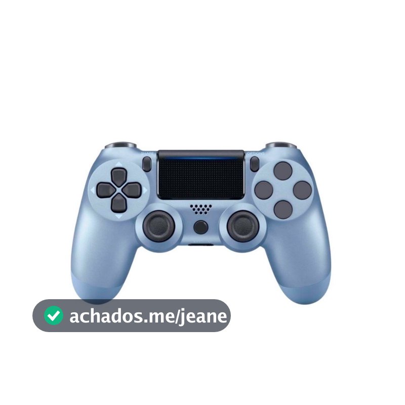 Controle USB Com Fio Estilo DualShock 4 para PS4, PC e Notebook | Gamepad Ergonômico com Vibração e Cabo Incluso