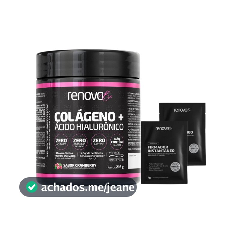 Kit Colágeno Verisol Renova Be 216g +  Sachês Sérum Firmador | Ácido Hialurônico e Biotina