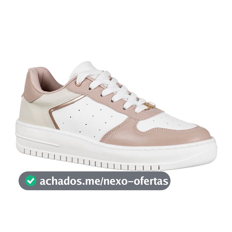 Tênis Feminino Casual Clássico Leve Conforto Retrô Recortes Original GiGiL