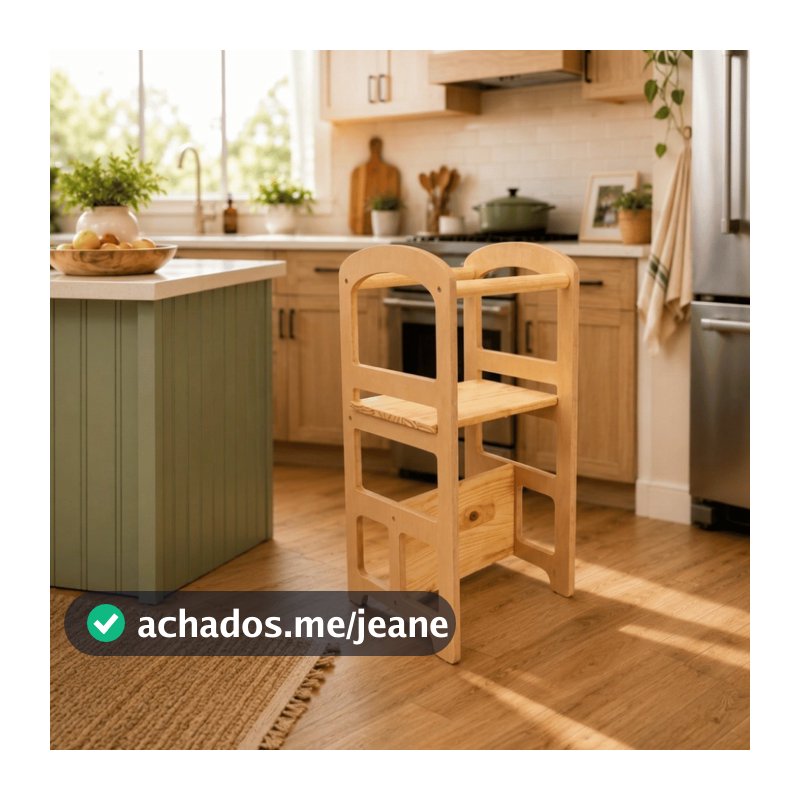 Torre De Aprendizagem Montessoriana Regula Altura - cód.7180 Criança