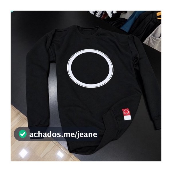 BLUSA..MOLETINHO..PRETA..CIRCU4LAR..JOR24N