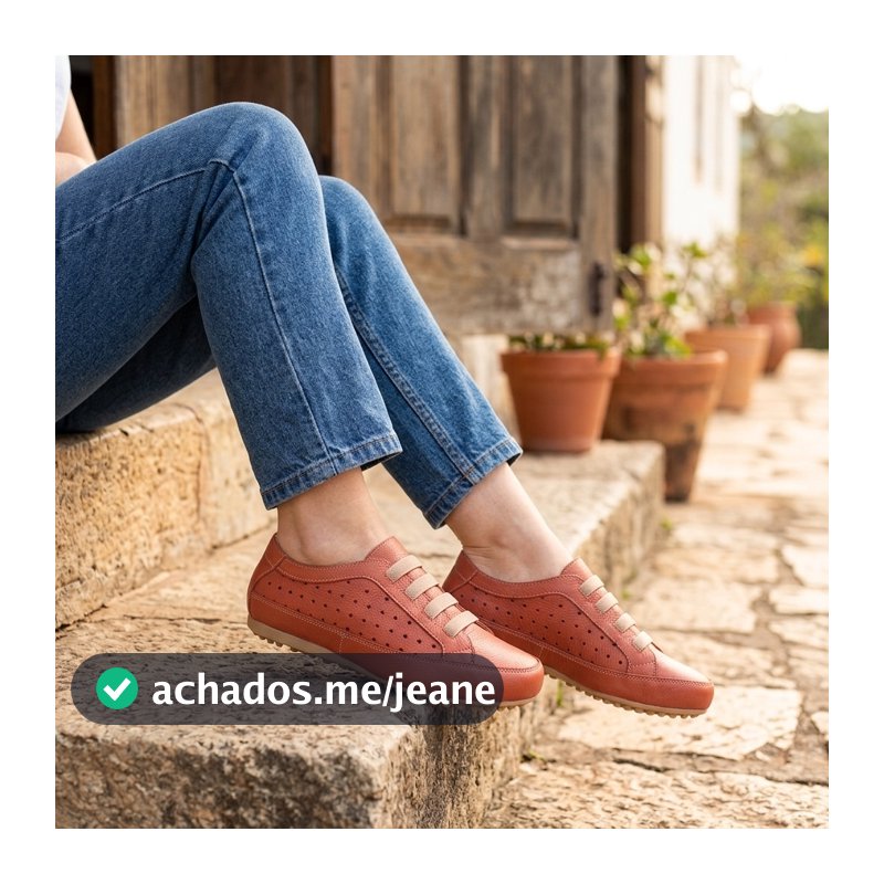 Sapatênis Casual Feminino Elástico Calce Fácil Leve Conforto Original 33 ao 42