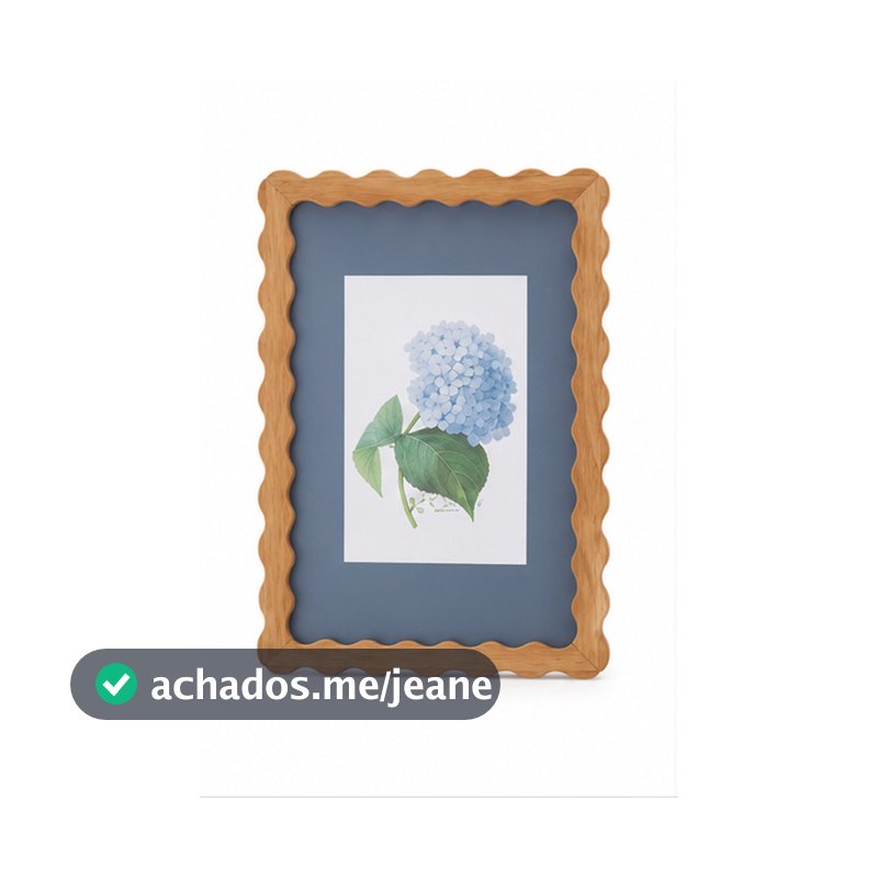 Porta Retrato Hortência MDF 26,5x19cm 35935 Tuut