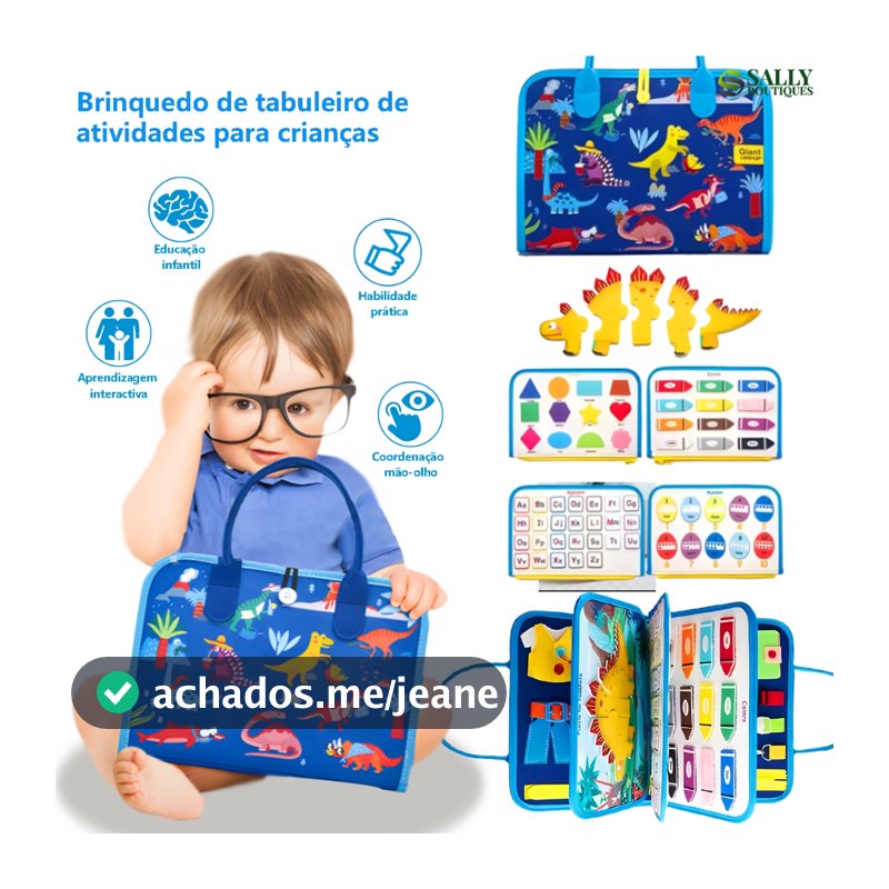 Brinquedos Sensoriais Básicos De Habilidades De Vida Para Toddlers Montessori Busy Board De Viagem