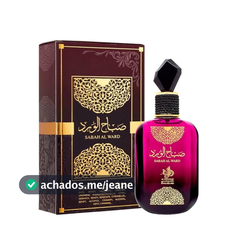 Perfume Árabe Al Wataniah Sabah 100ml | Fixação Prolongada | Original Importado