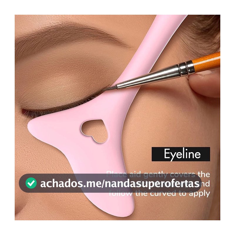 Delineador De Silicone Reutilizável/Ferramenta De Maquiagem Para Desenho/Batom(lolibiju)