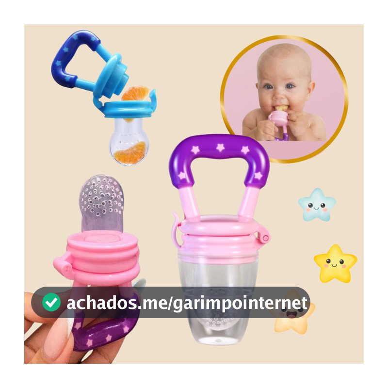 Chupeta De Alimentação Introdução Alimentar Bebe Frutas Legumes