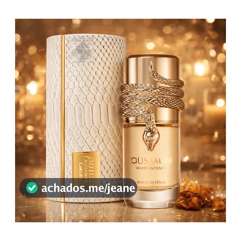 Pefume Árabe Musaman White/Ouro Intense Eau De Parfum Unissex 100 ML Da família real árabe