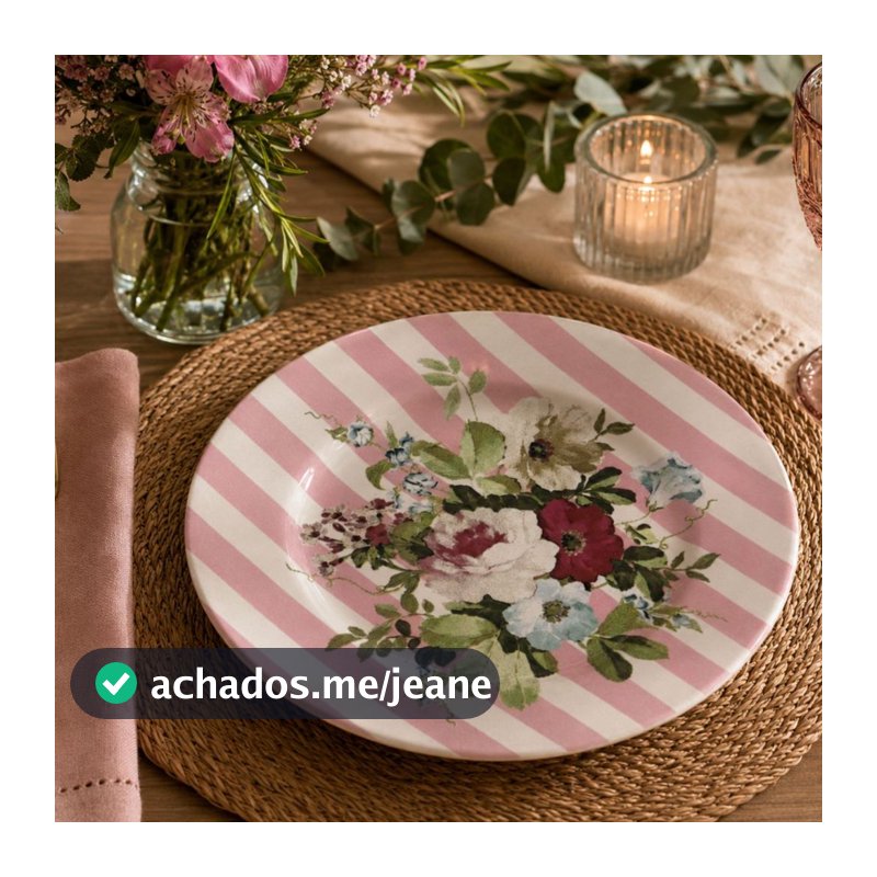 Prato Para Sobremesa Ceramica Alleanza Unitario