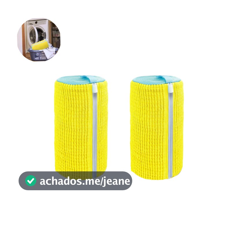 Kit 2 Saco Para Lavar Sapatos Tênis Na Máquina De Lavar Prático