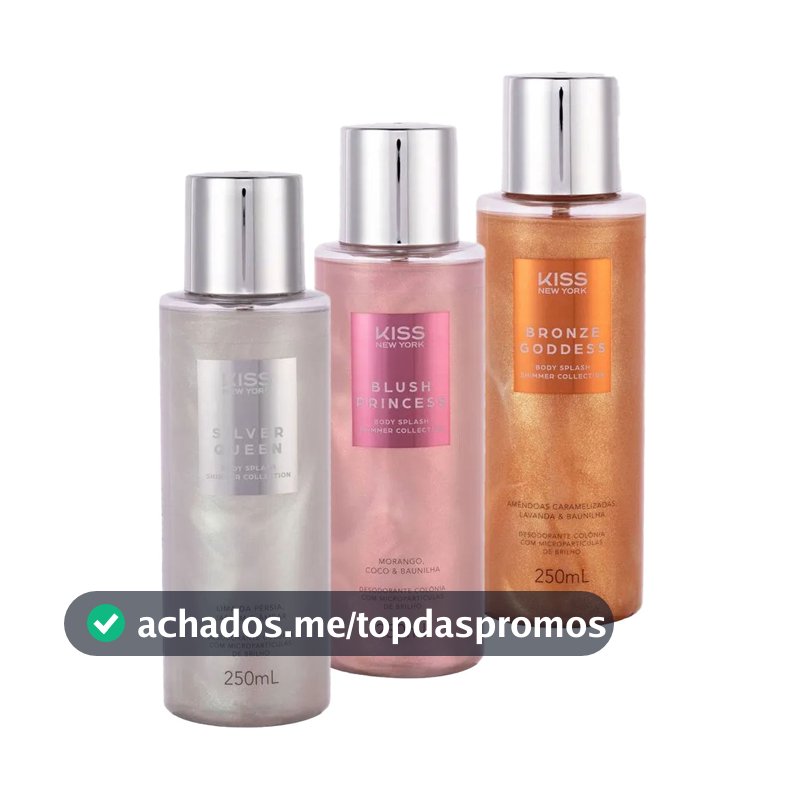 Body Splash Kiss New York Shimmer 250ml