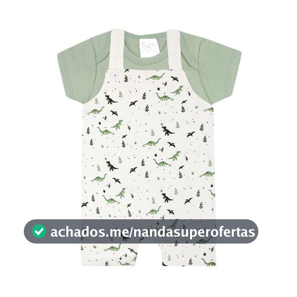 Conjunto Jardineira Menino E Menina Roupas de Bebê Conjunto Bebê