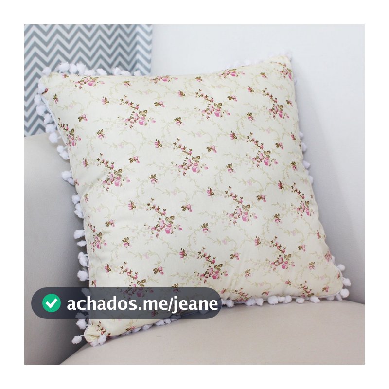 ALMOFADAS DECORATIVAS 100% ALGODÃO
