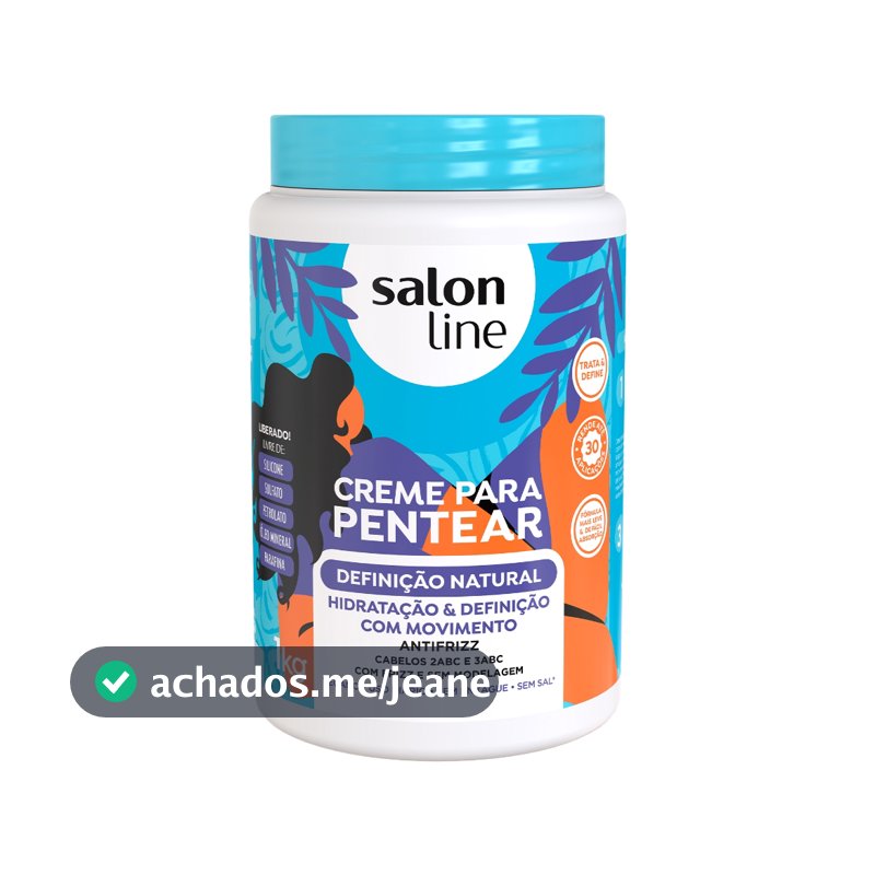 Creme Para Pentear Definição Natural 1kg