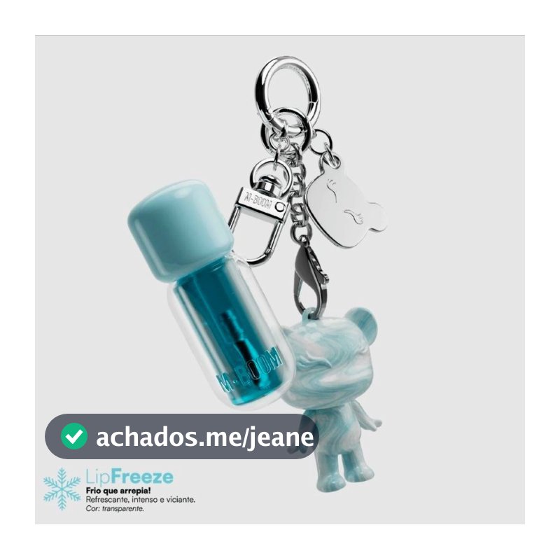 Gloss Mboom Cor Azul LipFreezer