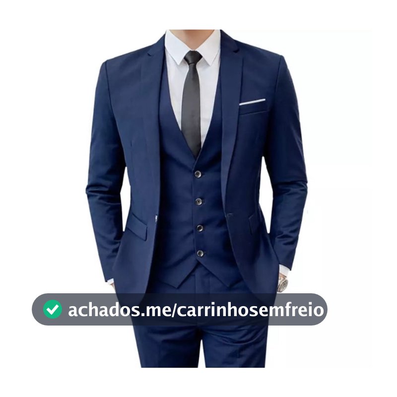 Blazer + Calça Slim Masculino Original ( Varias Cores + Envio imediato ) Paleto+calça+barato!!