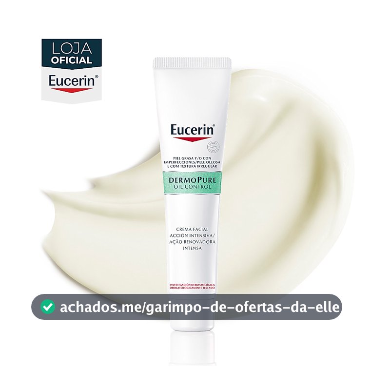 EUCERIN Creme Facial Antiacne Ação Renovadora Intensa Dermo Pure 40ml