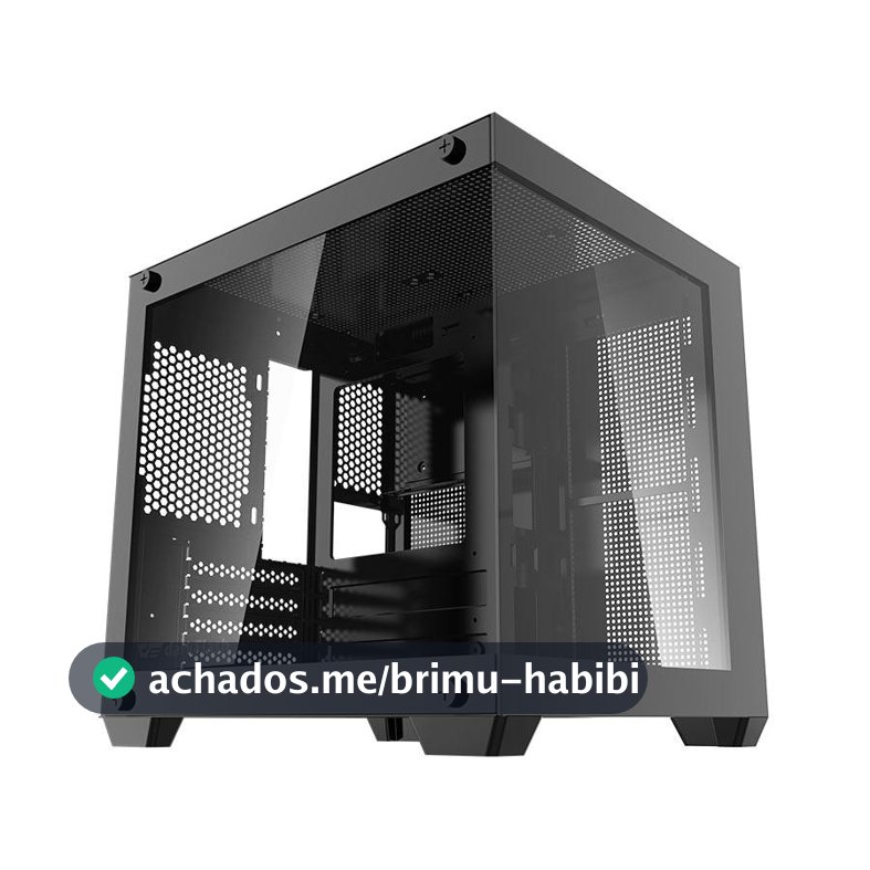 Gabinete Gamer Aigo Darkflash Durin D275M, Mid-Tower, Lateral de Vidro, Preto, DURIN-D275M-BK