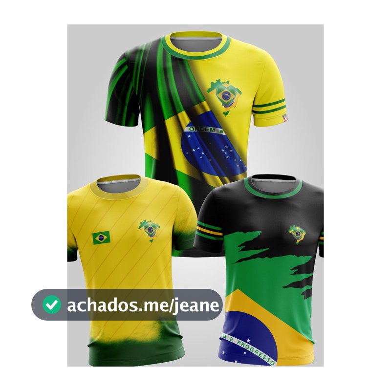 Camiseta BRASIL Especial Patriota Dry Slim - TOTAL - NO SENSE