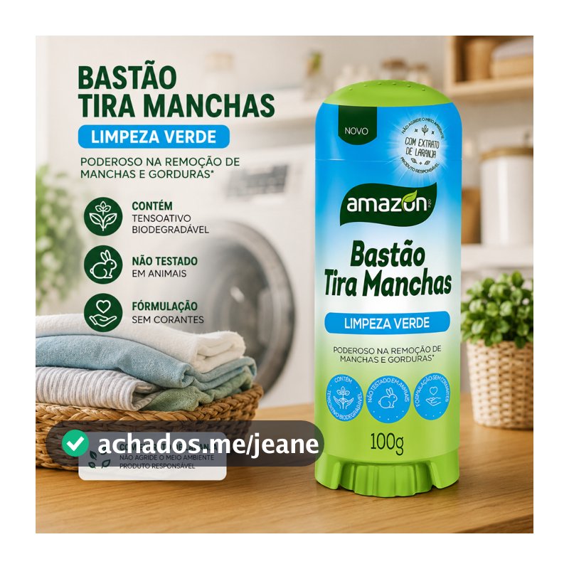 Bastão Tira Manchas Amazon - 100g