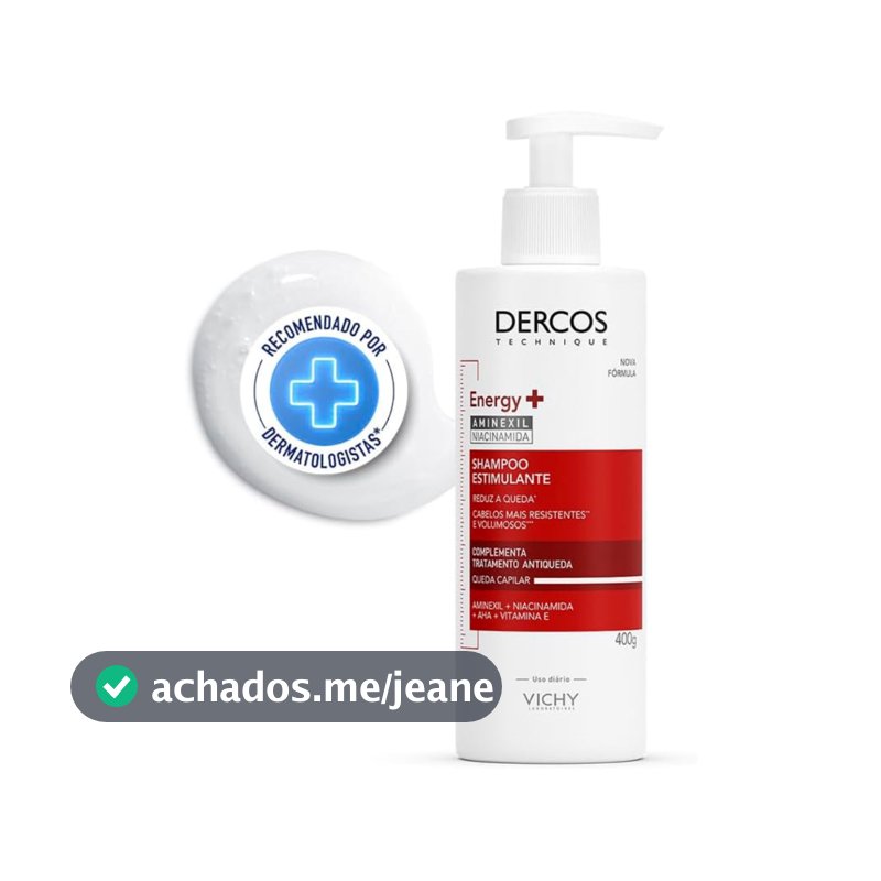 Shampoo Vichy Dercos Energy+ Antiqueda Com 400g