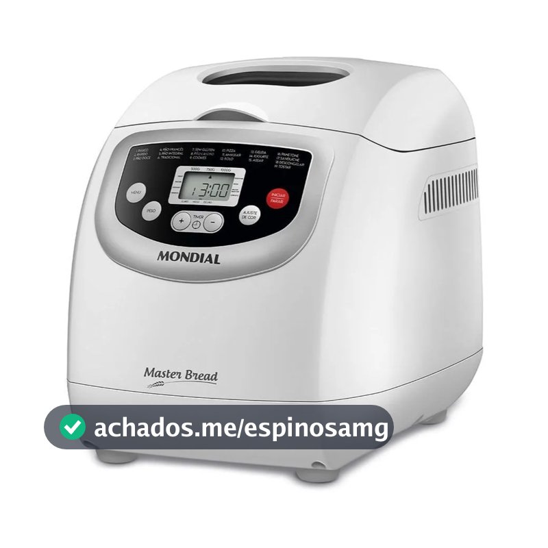 Panificadora Mondial Master Bread 19 Programas Digital 700W