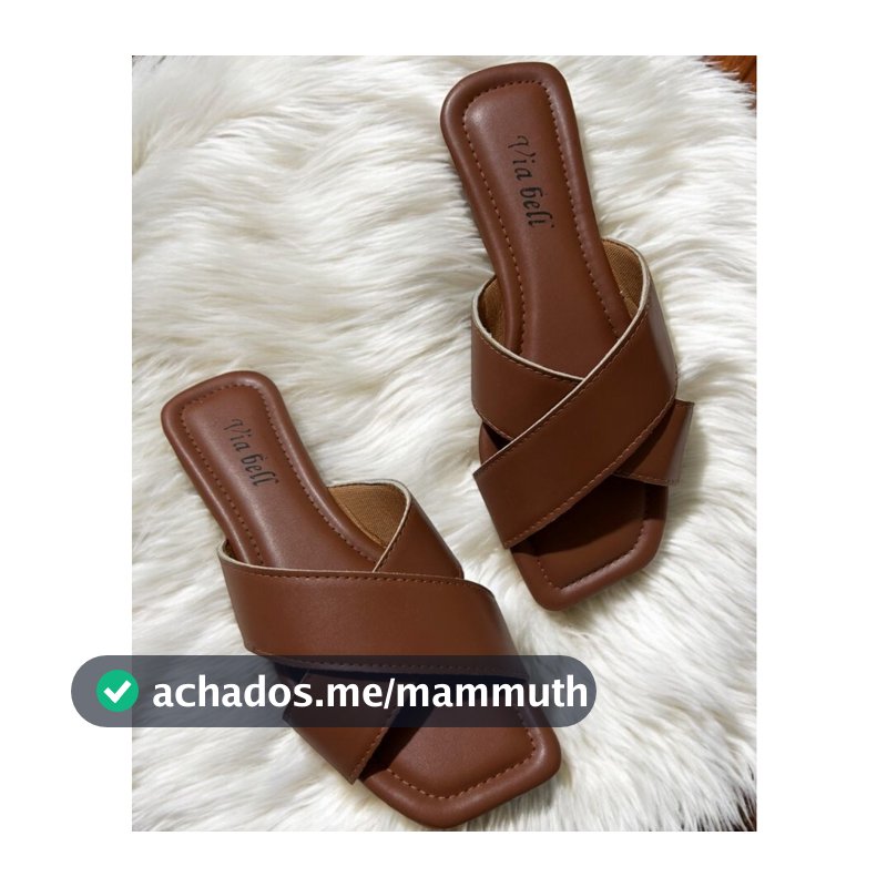 Rasteirinha Feminina Confortável Palmilha Fofinha Sandália Verão Blogueira