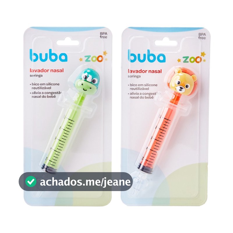 Seringa de Lavagem Nasal Buba Limpeza Nasal Infantil