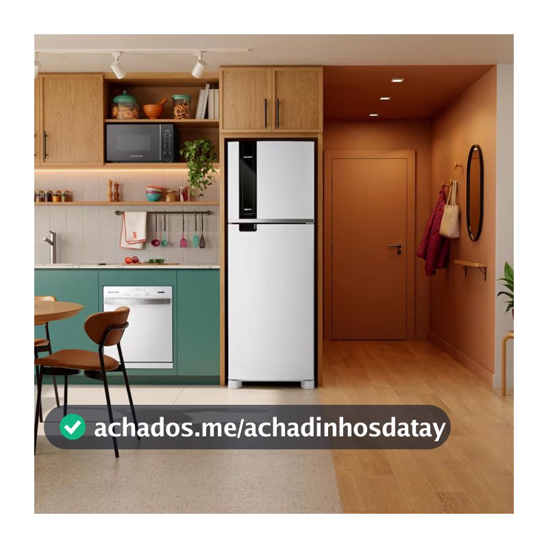 Geladeira BRM46MB Frost Free 385L Duplex Xpert Inverter Painel Eletrônico Brastemp