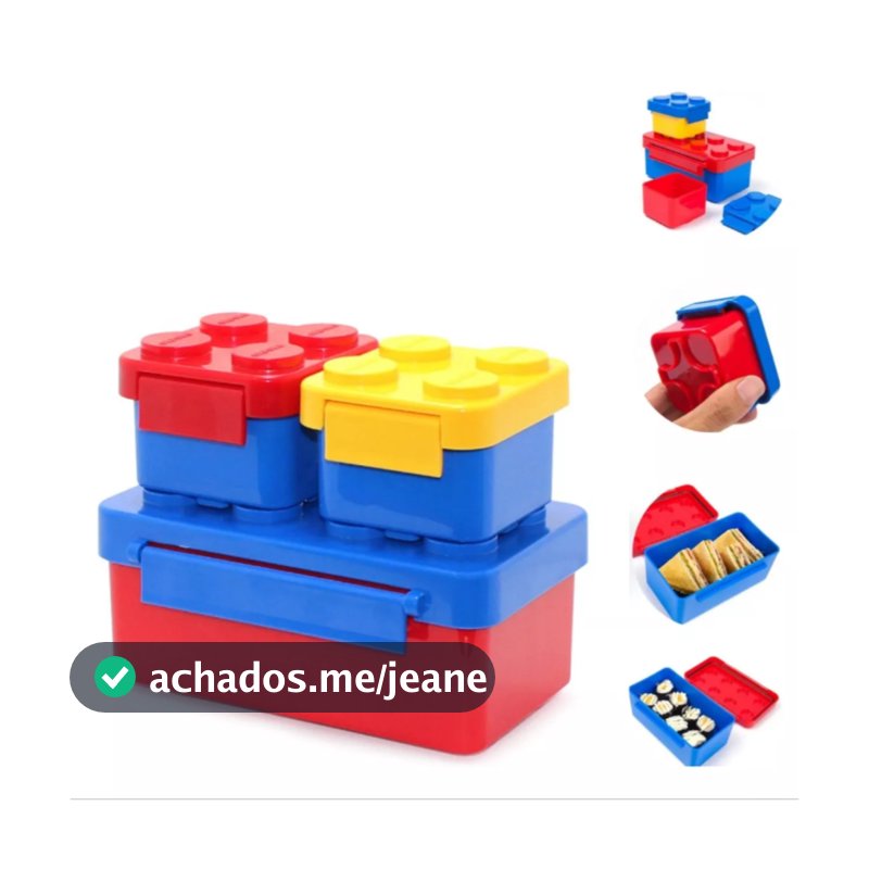 Pote Para Lanche Marmita Lancheira Infantil Escola De Montar